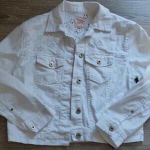 CANDIE'S White Denim  jean Jacket
